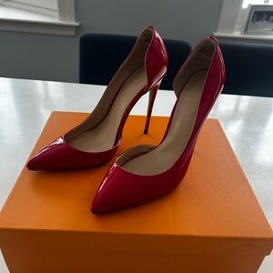 Elegant Red Stiletto Heels